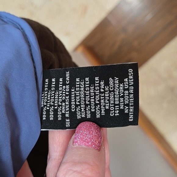 Magaschoni Men's Blue Quilted Vest Zipfront XXL NWT 💙🤎💙🤎 - Picture 6 of 9